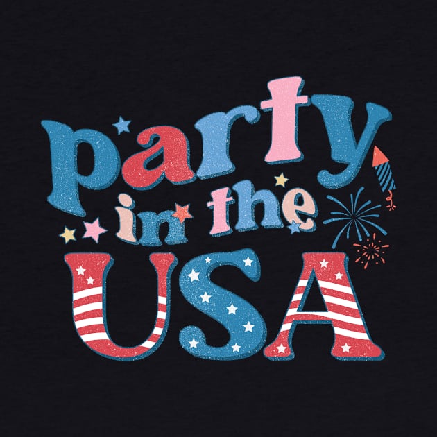 Party in the USA 4th of July Design by Kribis